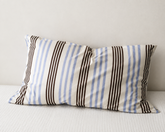 Sunday stripe cotton pillowcase
