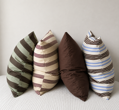 Sunday stripe cotton pillowcase