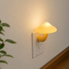 Mushroom-shaped night light