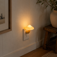 Mushroom-shaped night light