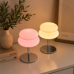 Murano glass macaron table lamp