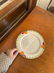 Hand-Painted Floral Display Plate - TRLab Shop