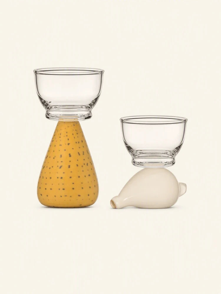 SoftServe Coastal Seashell Ceramic Tea Cup, white drinkware with seashell design for tea or hot beverages.