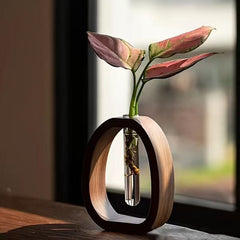 Torin Walnut Loop Vase