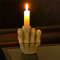 Skeleton Noir Candle Stand