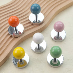 Ceramic Ball Wall Mounted Hook Towel Hooks For Bathroom Clothes Coat Hanger Punch/No Punch Dual Purpose Bedroom Door Hooks Diy-Letifly Lights and Decor