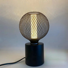 Nordic Simple Wrought Iron Mesh Cover Lamp Metal Cage Dining Bar Counter Light Luxury RN Light Pillar E27 Home Room Decor Indoor-Letifly Lights and Decor
