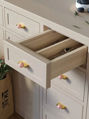 New Light Luxury Cabinet Door Handle High End Brass Wardrobe Handle Natural Crystal Ball Shoe Cabinet Drawer Long Handle-Letifly Lights and Decor