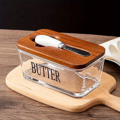 Valio Glass Butter Dish
