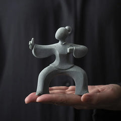 Taiji Flow Stone Figurines