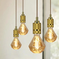 Vintage Edison Led Bulb G95 Dimaond 4W Led Filament 2700Kelvin Warmth Glow Specialty Decorative Light Bulb 110V 220V-Letifly Lights and Decor