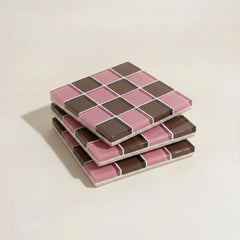 Pixel Vintage Tile Coasters-Letifly Lights and Decor