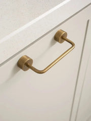 Antique Brass Furniture Handles with Backplate Wardrobe Kitchen Cupboard Cloakroom Bedside Cabinet Handle Bedroom Accessories-Letifly Lights and Decor