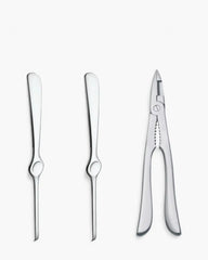 ab+ by Abert Set 3 pcs shellfish steel - Buy now on ShopDecor - Discover the best products by AB+ design