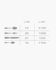 ab+ by Abert Rinascimento set 24 pcs cutlery - Buy now on ShopDecor - Discover the best products by AB+ design