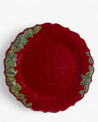 Bordallo Pinheiro Christmas Garland charger plate - Buy now on ShopDecor - Discover the best products by BORDALLO PINHEIRO design