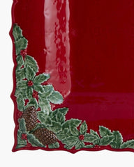 Bordallo Pinheiro Christmas Garland tray - Buy now on ShopDecor - Discover the best products by BORDALLO PINHEIRO design