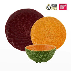 Bordallo Pinheiro Amazonia fruit plate - Buy now on ShopDecor - Discover the best products by BORDALLO PINHEIRO design