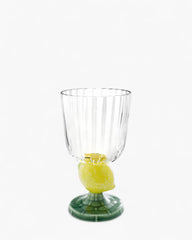 Bordallo Pinheiro Carmen goblet Yellow - Buy now on ShopDecor - Discover the best products by BORDALLO PINHEIRO design