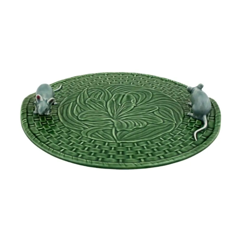 Bordallo Pinheiro Cheese Tray Mouse cheese tray 31.5 cm. - 12.40 in. - Buy now on ShopDecor - Discover the best products by BORDALLO PINHEIRO design