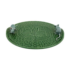 Bordallo Pinheiro Cheese Tray Mouse cheese tray 31.5 cm. - 12.40 in. - Buy now on ShopDecor - Discover the best products by BORDALLO PINHEIRO design