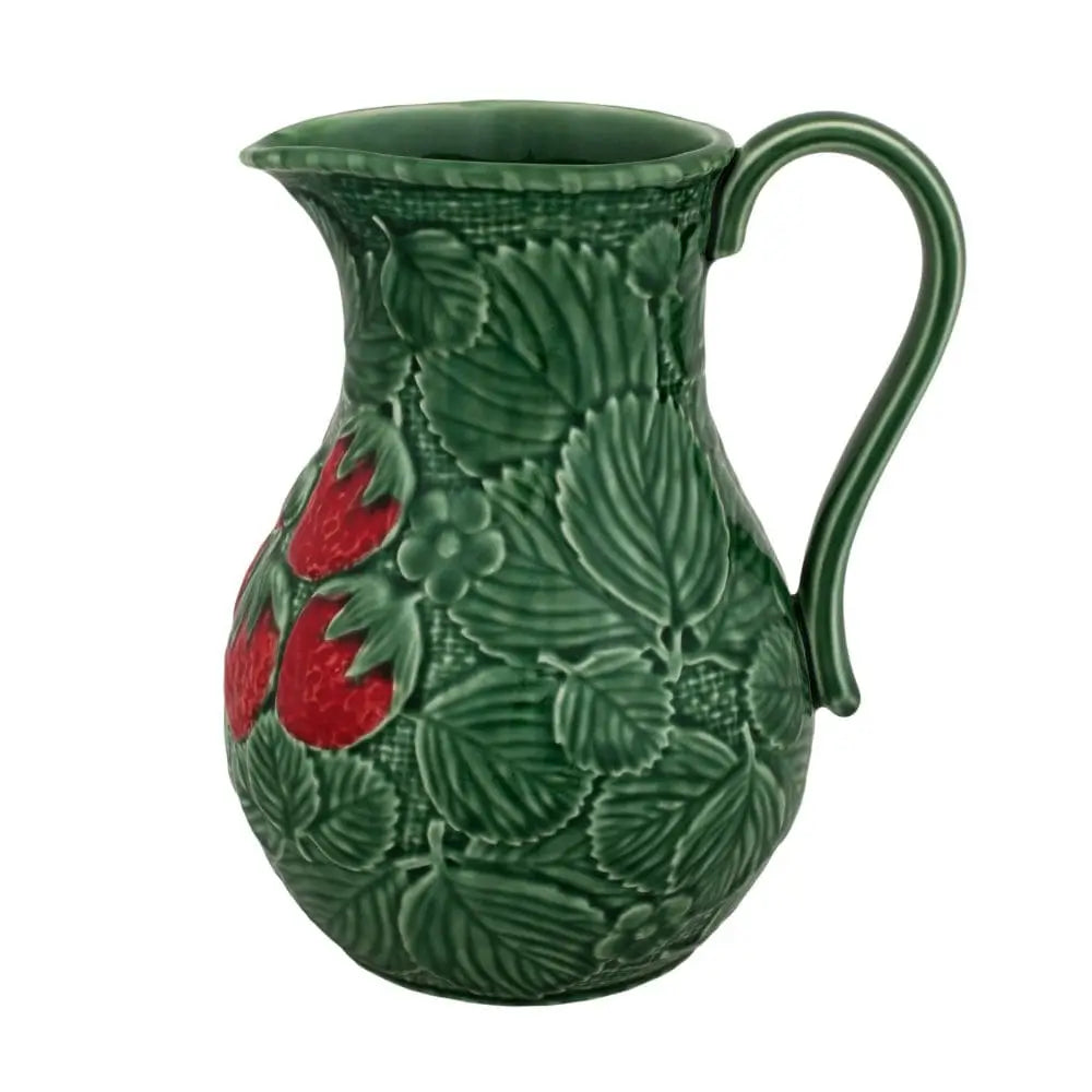 Bordallo Pinheiro Strawberry pitcher - Buy now on ShopDecor - Discover the best products by BORDALLO PINHEIRO design