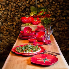Bordallo Pinheiro Tomate salad bowl 28 cm. - 11 in. - Buy now on ShopDecor - Discover the best products by BORDALLO PINHEIRO design