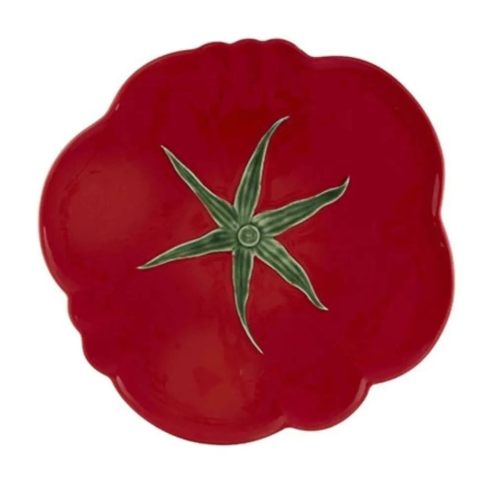 Bordallo Pinheiro Tomate pizza plate 31 cm - 12.21 in - Buy now on ShopDecor - Discover the best products by BORDALLO PINHEIRO design