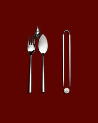 Broggi Gualtiero Marchesi individual tongs polished steel - Buy now on ShopDecor - Discover the best products by BROGGI design