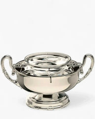 Broggi Rubans caviar bowl silver plated nickel - Buy now on ShopDecor - Discover the best products by BROGGI design
