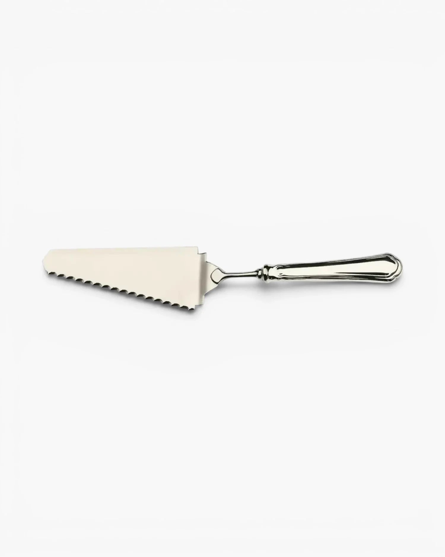 Broggi Serbelloni serrated cake shovel silver plated nickel - Buy now on ShopDecor - Discover the best products by BROGGI design