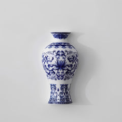 Lotus Ceramic Wall Vase