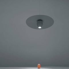 Davide Groppi Ovonelpiatto suspension lamp matt white - Buy now on ShopDecor - Discover the best products by DAVIDE GROPPI design
