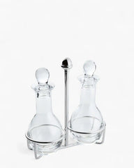 Ercuis Regards oil and vinegar set silver plated - Buy now on ShopDecor - Discover the best products by ERCUIS design