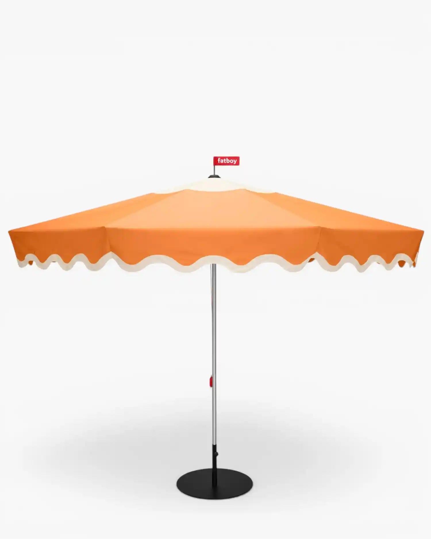 Fatboy Pensol parasol with base Orange Black Base - Buy now on ShopDecor - Discover the best products by FATBOY design