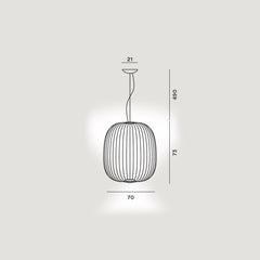 Foscarini Spokes 2 Large dimmable suspension lamp - Buy now on ShopDecor - Discover the best products by FOSCARINI design