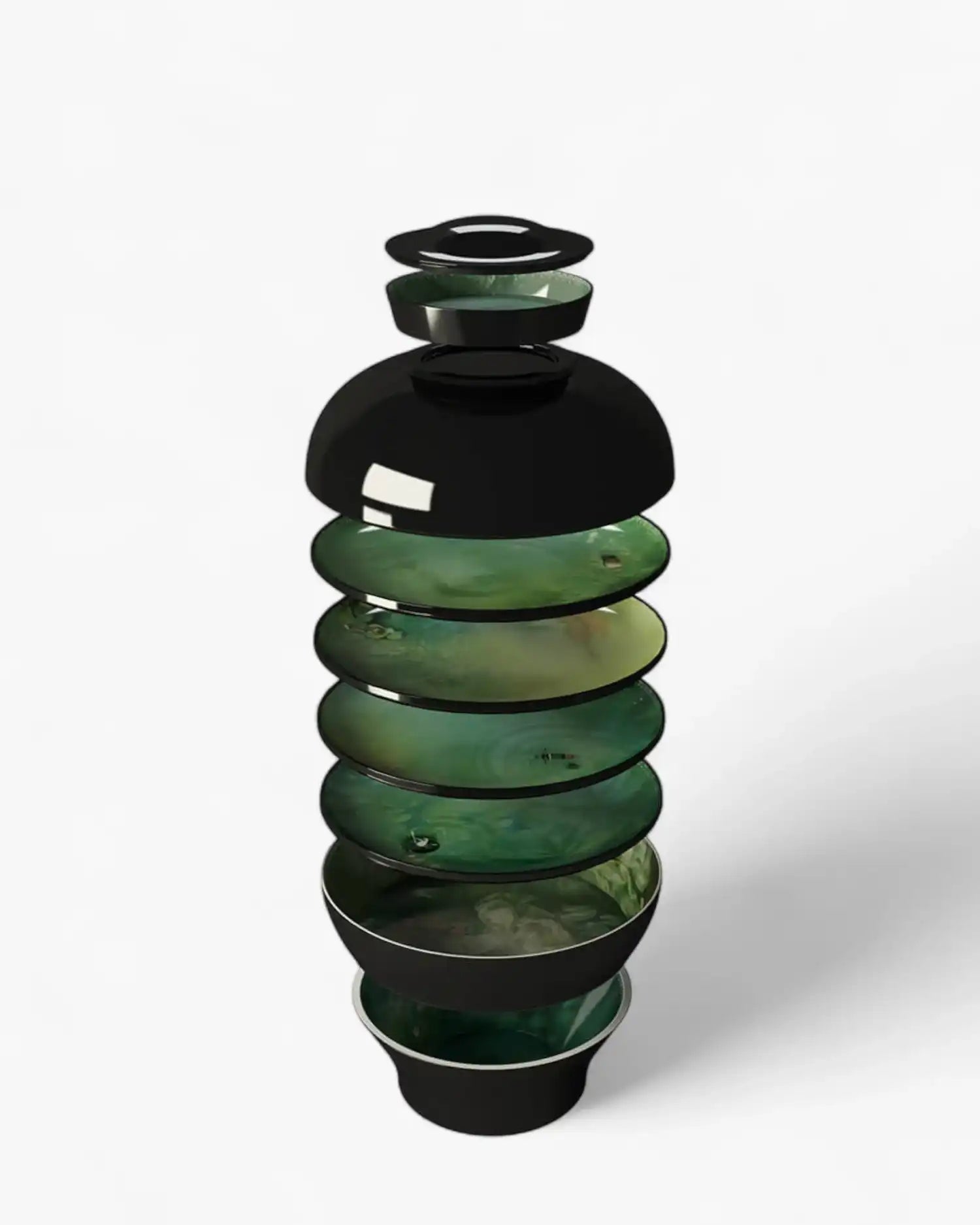 Ibride Faux-Semblants Yuan stackable table set 8 pieces Narcisse - Buy now on ShopDecor - Discover the best products by IBRIDE design