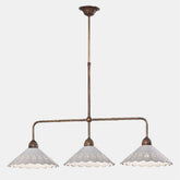 Il Fanale Fior Di Pizzo Lampadario 3 Luci pendant lamp - Ceramic - Buy now on ShopDecor - Discover the best products by IL FANALE design