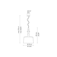Karman Alì e Babà suspension lamp diam. 30 cm. - Buy now on ShopDecor - Discover the best products by KARMAN design