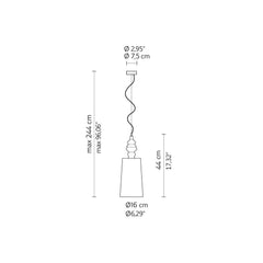 Karman Alìbababy suspension lamp SE101 glossy white - Buy now on ShopDecor - Discover the best products by KARMAN design