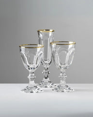 Mario Luca Giusti Dolce Vita Filo Oro stem glass for water - Buy now on ShopDecor - Discover the best products by MARIO LUCA GIUSTI design