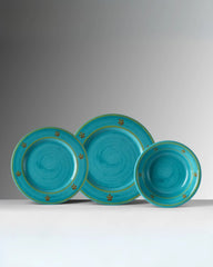 Mario Luca Giusti Marinella dinner plate diam. 27 cm. - 10.63 in. - Buy now on ShopDecor - Discover the best products by MARIO LUCA GIUSTI design