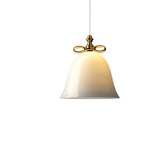 Moooi Bell Lamp Small suspension lamp with gold bow Smoky grey - Buy now on ShopDecor - Discover the best products by MOOOI design