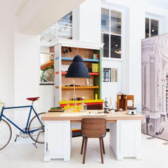 Moooi Paper Desk 180 wood and white paper - Buy now on ShopDecor - Discover the best products by MOOOI design