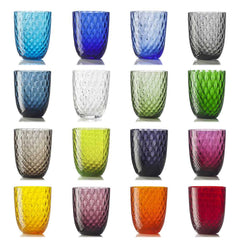 Nason Moretti Idra balloton set 16 glasses different colors - Buy now on ShopDecor - Discover the best products by NASON MORETTI design