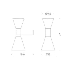 Nemo Lighting Applique de Marseille Mini wall lamp - Buy now on ShopDecor - Discover the best products by NEMO CASSINA LIGHTING design