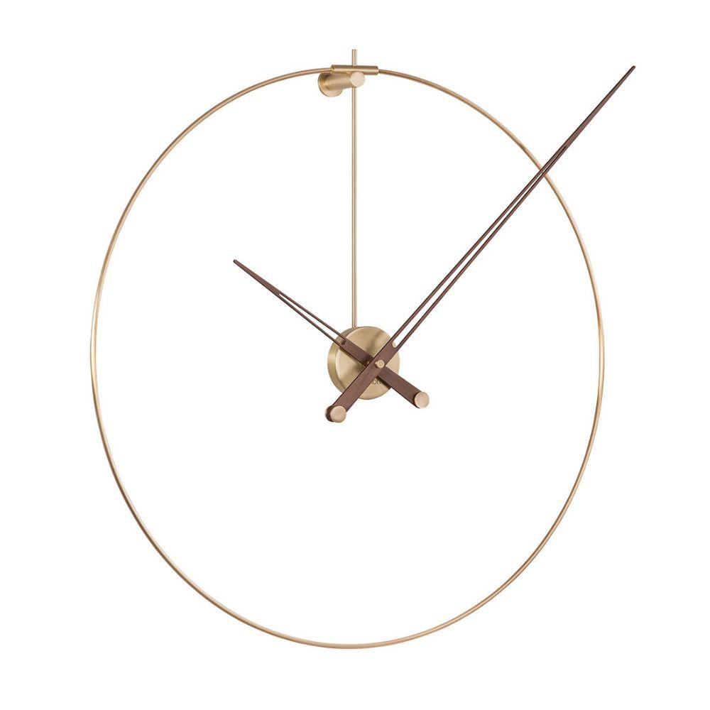 Nomon New Anda G wall clock brass with walnut hands - Buy now on ShopDecor - Discover the best products by NOMON design