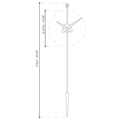 Nomon Punto y Coma wall clock - Buy now on ShopDecor - Discover the best products by NOMON design