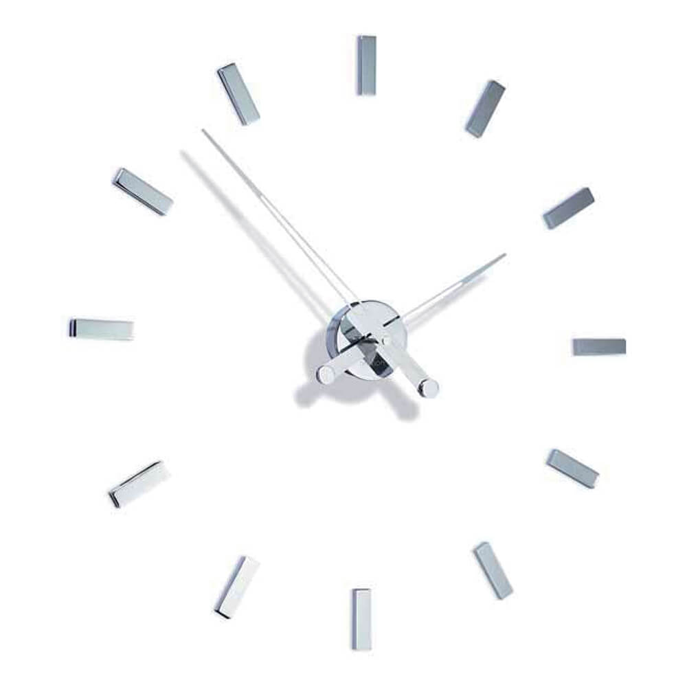 Nomon Tacòn I 12 wall clock Steel - Buy now on ShopDecor - Discover the best products by NOMON design