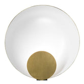 OLuce Siro 287 LED table lamp satin gold diam 34 cm. - Buy now on ShopDecor - Discover the best products by OLUCE design